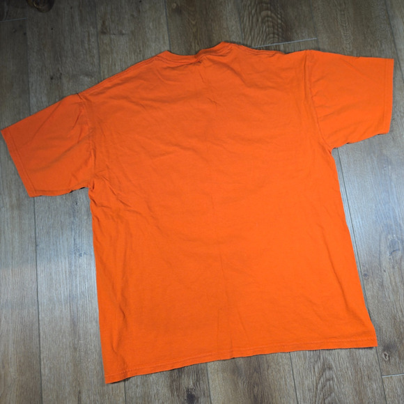 Vintage Auburn Tigers T Shirt Mens Large Orange Short Sleeve 3D Logo Sports NCAA - Picture 7 of 7